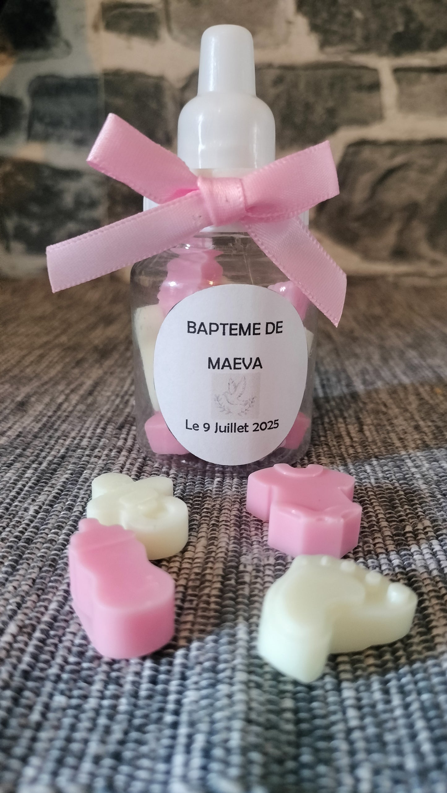 Biberon Baptême fille