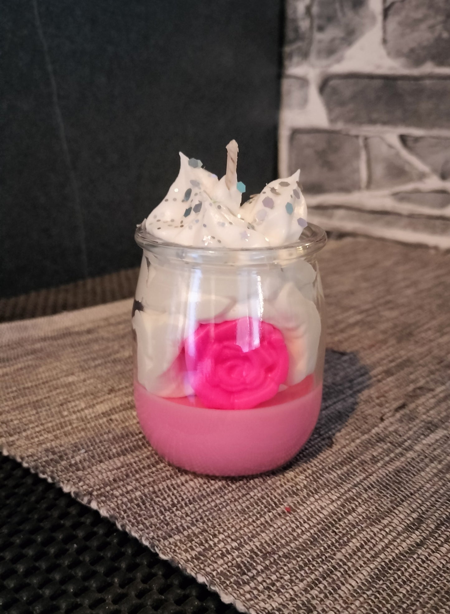 Bougie chantilly bois de rose