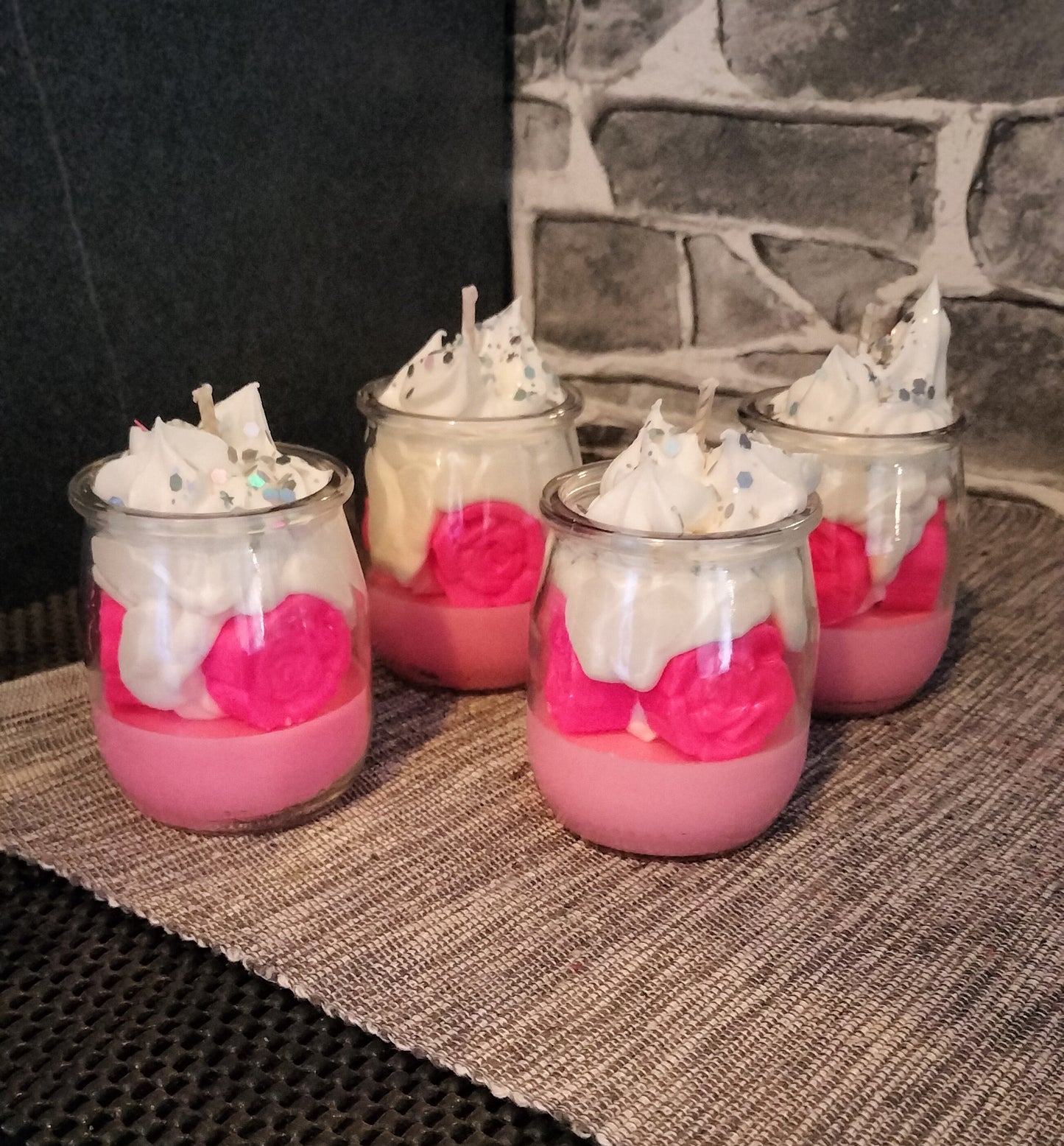 Bougie chantilly bois de rose