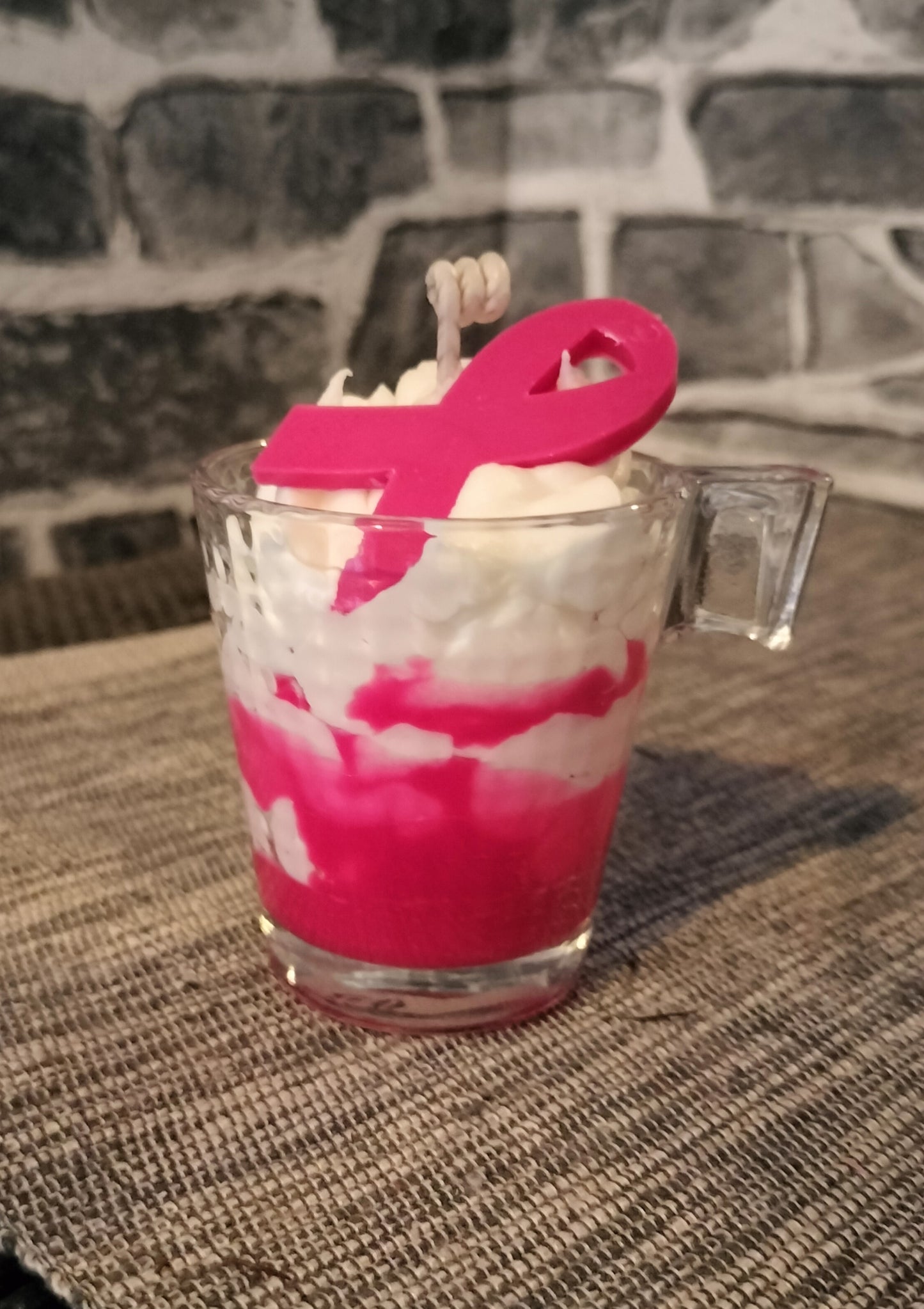 Bougie Octobre Rose