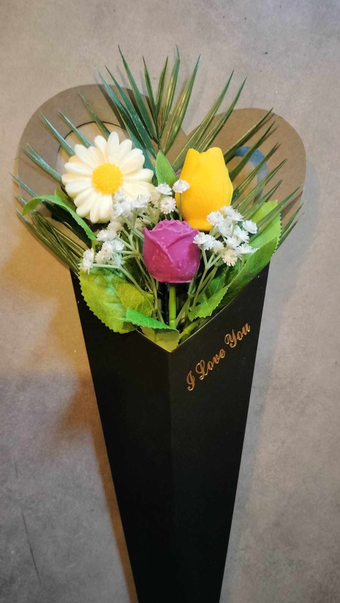 Bouquet cœur Violette