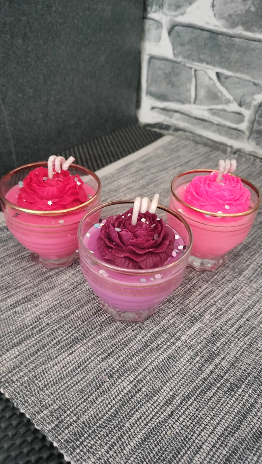 Bougie fleur