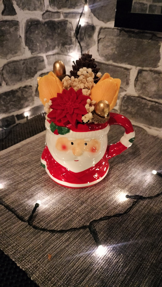 Bouquet Noël Monoï/pêche