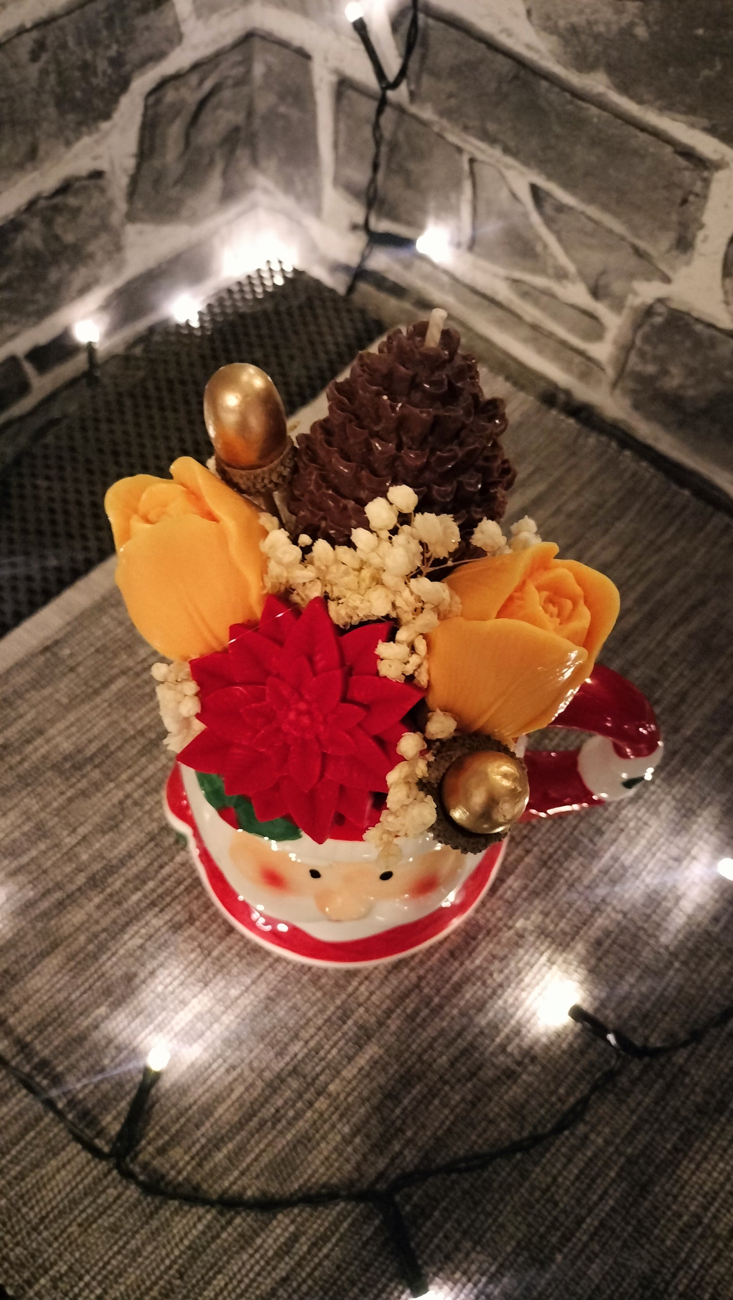 Bouquet Noël Monoï/pêche