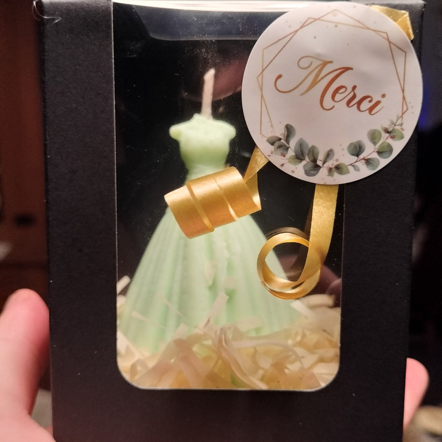 Bougie robe parfumée