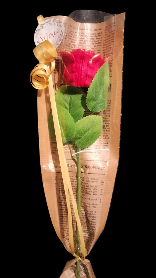 Bougie rose individuelle