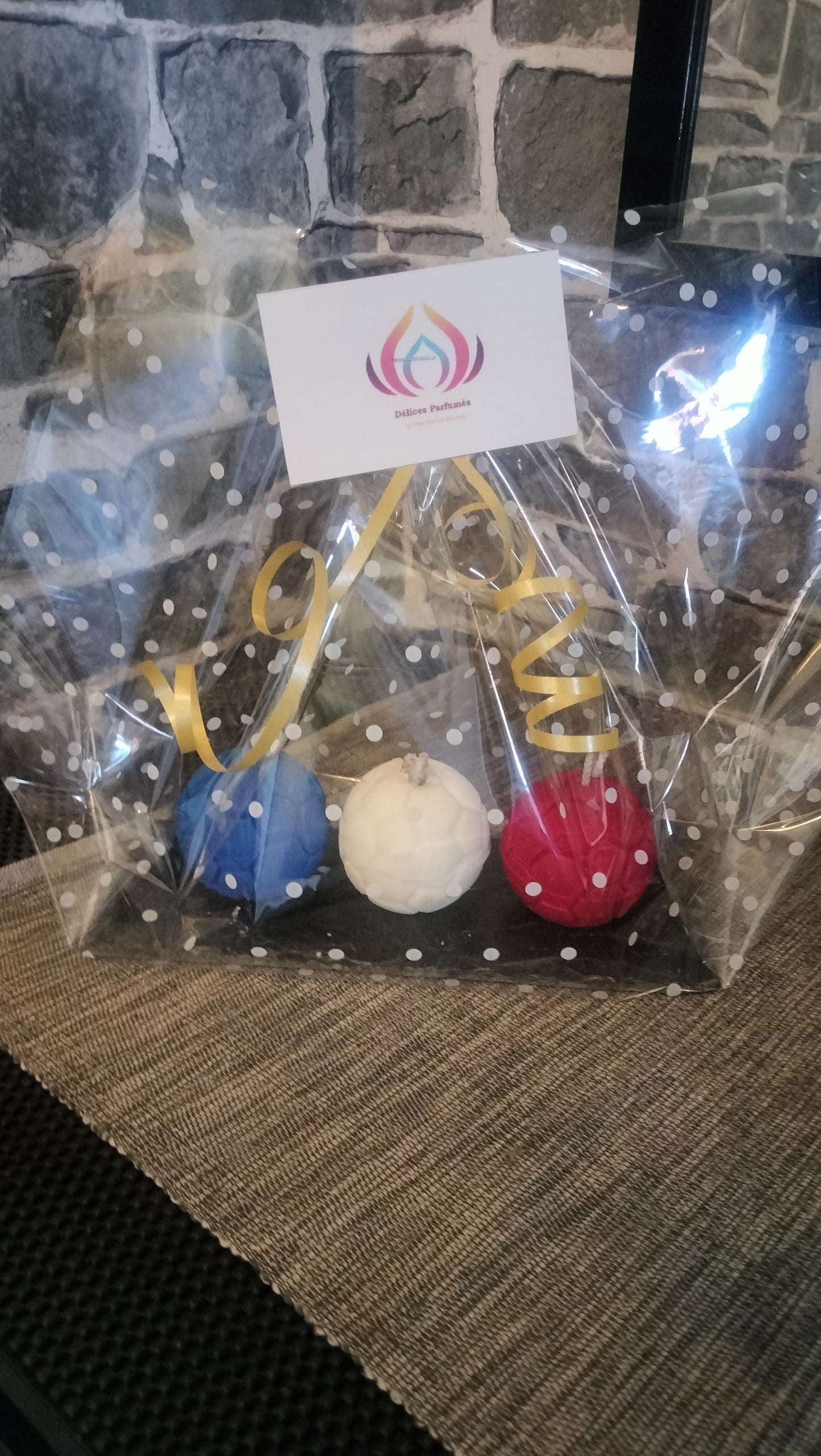 Bougie FRANCE macaron vanille