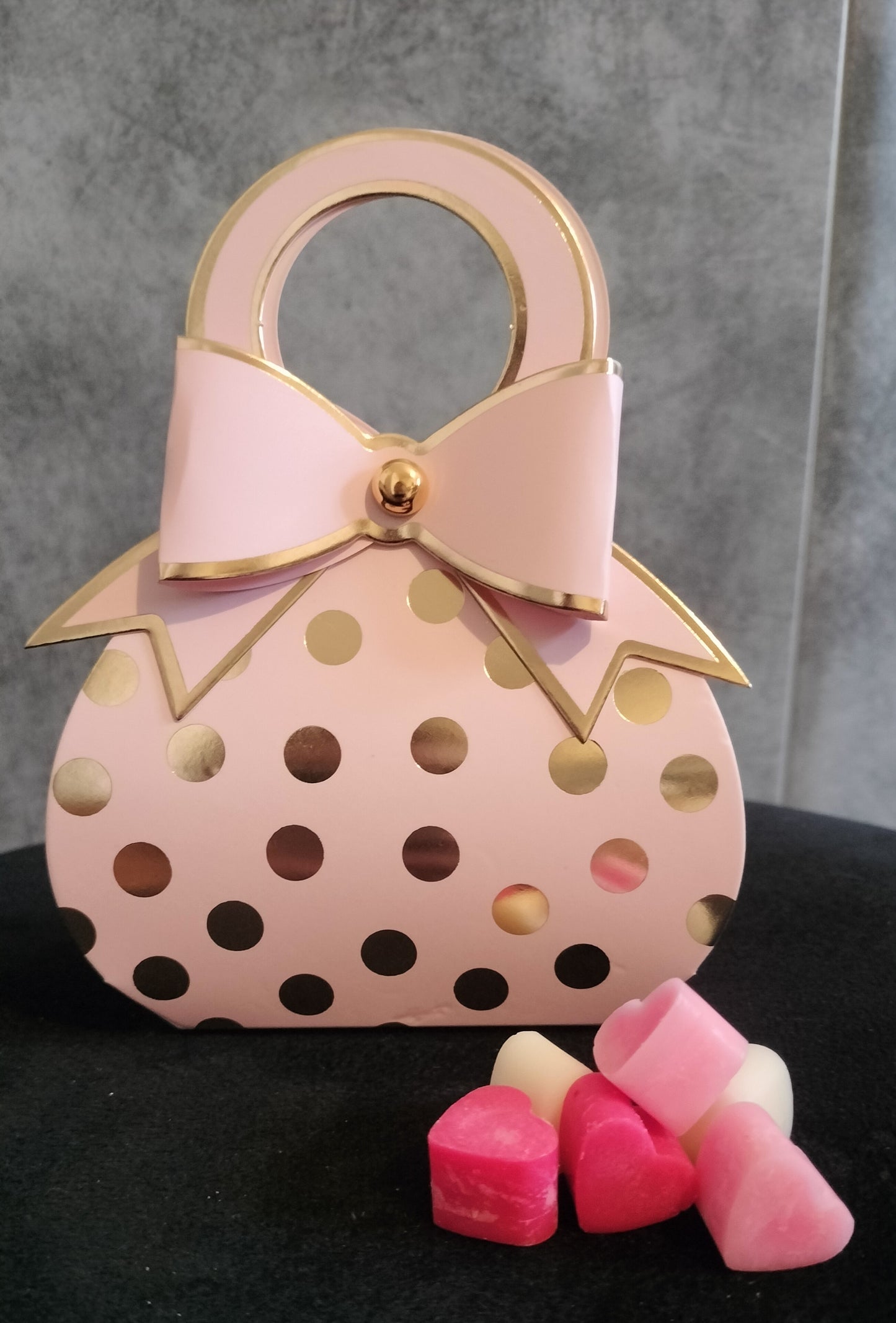 Coffret fondants parfumés rose