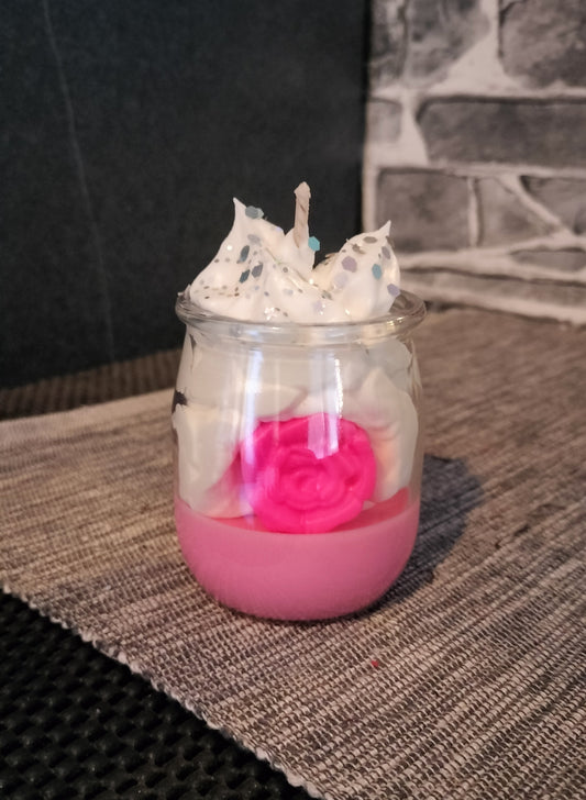 Bougie chantilly bois de rose