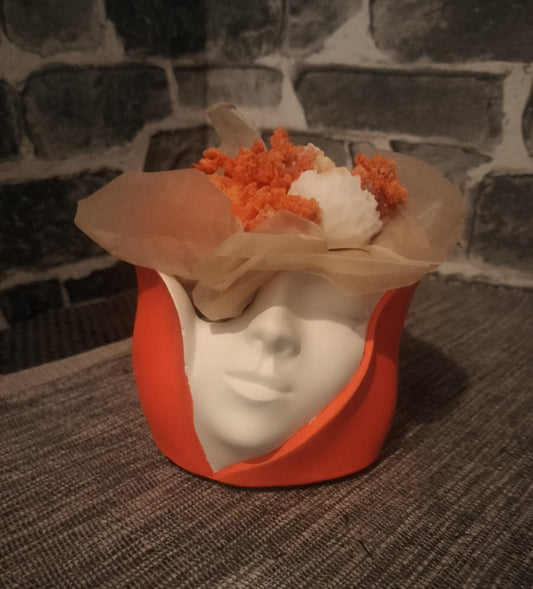 Bouquet de fleurs melon