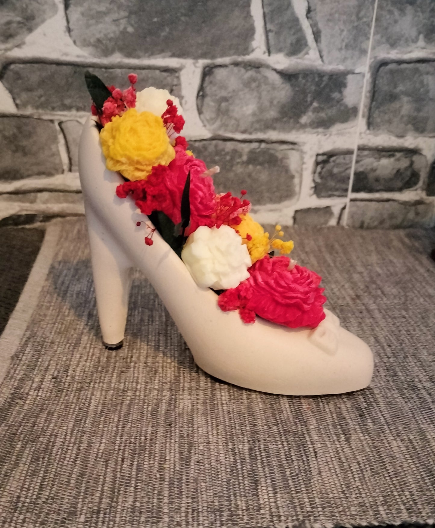 Chaussure fleurie